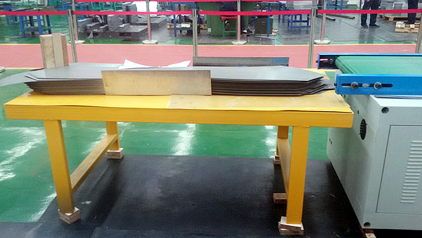 Samples of silicon steel sheet cutting